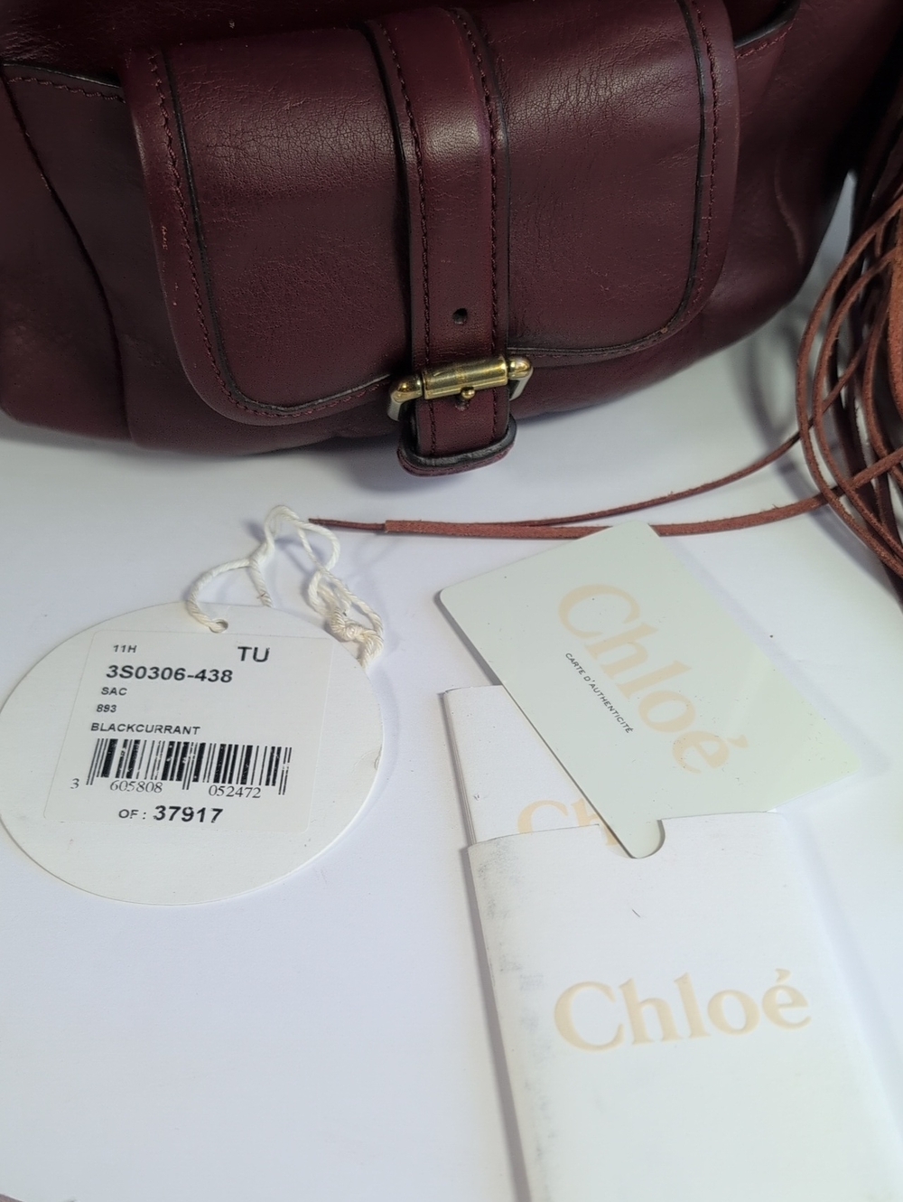 Chloe Gabby Leather Hobo Shoulder Bag with Tassel - Picture 9 of 16